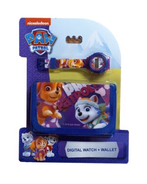 Paw Patrol watch and wallet PL0022
