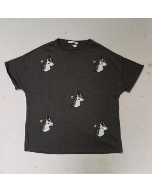 Girls unicorn t shirt all Print PL0301