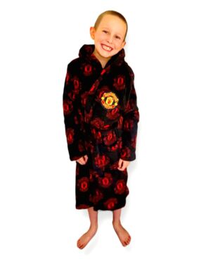 MENS MANCHESTER UNITED DRESSING ROBE FLAT PACKED PL1585