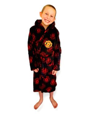 CHILDREN MANCHESTER UTD DRESSING ROBE FLAT PACKED PL1579