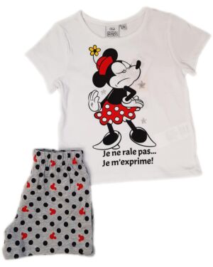 Official Girls Minnie Mouse Shorts Nightwear PL729