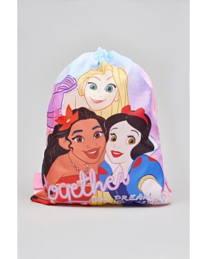 Disney Princesses selfie drawstring trainer bag