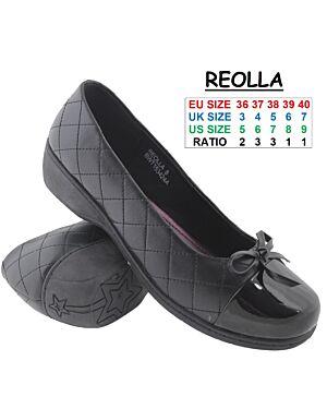 Boardwalk Ladies Quilted Slip On Shoes Reolla 3-7 (23311) NT-Reolla