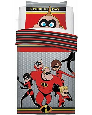 Disney Incredibles Saving the Day’ Duvet Cover & Pillowcase Sets CCC58134