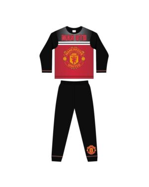 BOYS OLDER MANCHESTER UNITED FC SUBLIMATION PYJAMAS PL18728