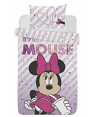 Minnie Mouse Cup Panel Duvet Set Single  CCC2301