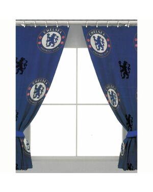 Chelsea repeat Crest 72" Curtains Polycotton CCC0243