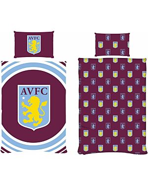 Aston Villa Pulse Duvet Set Single  CC49657