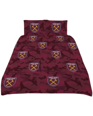West Ham Player Camo Rotary Duvet Double CCC31568