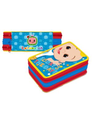 Cocomelon 3 Zipped Filled Pencil Case TM1004E-2378