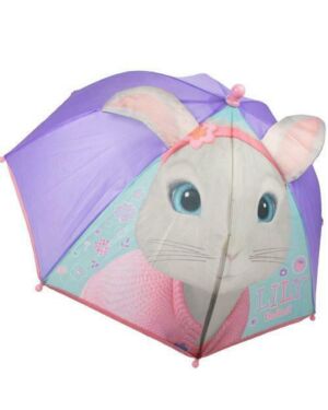 Peter Rabbit Lily Bobtail Girls Rain 3D Ears Umbrella PL647