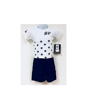 EX CHAIN STORE BABY BOYS STAR PRINTED TOP AND SHORT SET - PL714