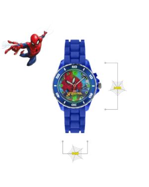 Disney Marvel Spiderman Blue Silicon Strap Watch SPD3415