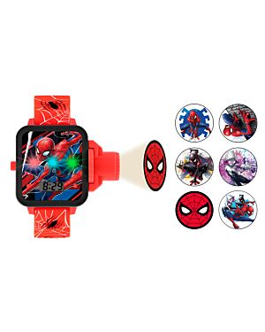 Disney Marvel Spiderman Red Strap Projection Watch SPD4754