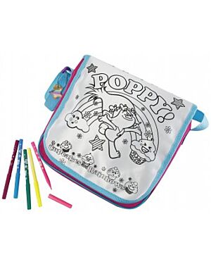 Trolls Colour Your Own Messenger Bag with lights TD8806