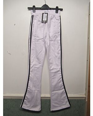 LADIES EX CHAIN STORE WHITE FLARE JOGGER PANT PL7000   