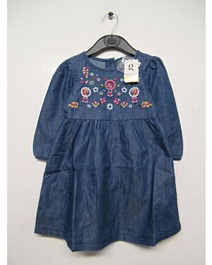 GIRLS EXCHAIN STORE BRANDED EMBROIDERRY FLORAL DRESS PL16362  