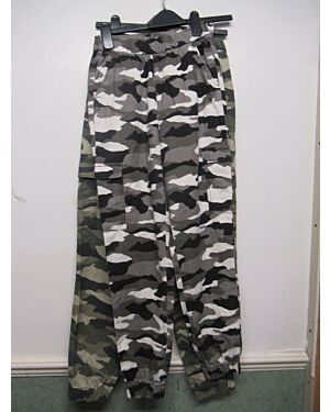 LADIES EXCHAIN STORE BRANDED camo trousers  PL17446