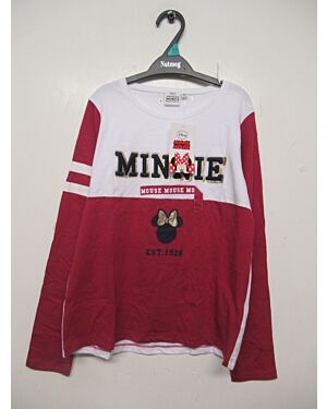 GIRLS MINNIE MOUSE LONG SLEEVE TOP PL17802  