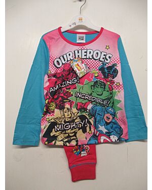 KIDS MARVEL COMICS PYJAMA SET PL19889