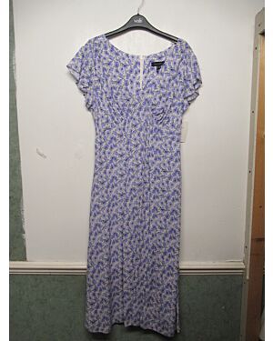 LADIES EX CHAINSTORE LILAC FLORAL DRESS  PL7010 