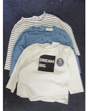 BABY EXCHAIN STORE BRANDED 3 PACK BABY TOP PL16396   