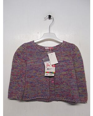 GIRLS OWL EMBROIDERED CARDIGAN PL19756 