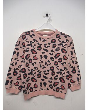 GIRLS EXCHAINSTORE BRAND LEOPARD PRINT JUMPER PL19875 