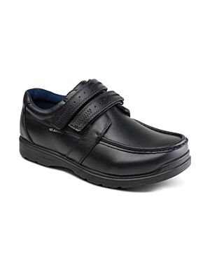 US Brass VICTOR  JUNIOR Boys Velcro School Shoes US281B 1 to 6, 1/1 2/1 3/2 4/2 5/3 6/3