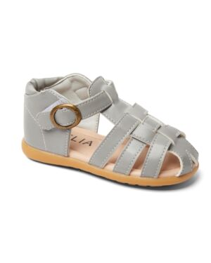 Victor – Boys Gladiator Sandals in White, Navy, Grey PL19442