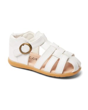 Victor – Boys Gladiator Sandals in White, Navy, Grey PL19441
