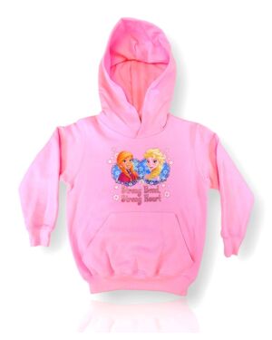 PRINTED CHILDRENS DISNEY FROZEN FLEECE HOODIE WITH POCKETS PL18864