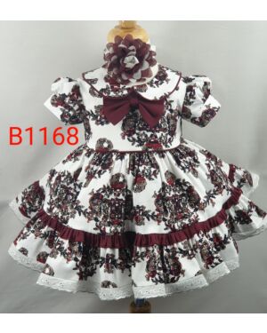 Baby Girls All Over Printed dress B1168