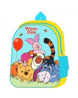 WINNIE THE POOH BACKPACK WITH MESH SIDE POCKET - QA2484 WH