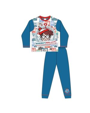 BOYS OLDER WHERE'S WALLY SUBLIMATION PYJAMAS PL1246