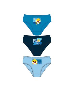 BOYS BABY SHARK 3PK BRIEFS PL1179