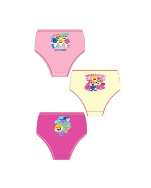 GIRLS BABY SHARK 3PK BRIEFS PL1071
