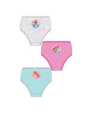 GIRLS DISNEY PRINCESS 3PK BRIEFS PL1073