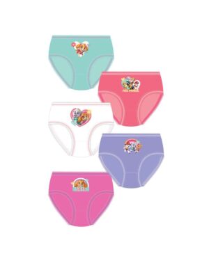GIRLS PAW PATROL 5PK BRIEFS PL1080