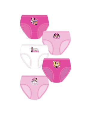 GIRLS MINNIE 5PK BRIEFS PL1082