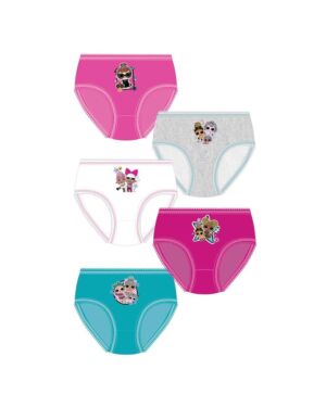 GIRLS LOL 5PK BRIEFS PL1079