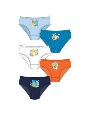 BOYS BABY SHARK 5PK BRIEFS PL1036