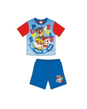 BOYS TODDLER PAW PATROL SHORT SUBLIMATION PYJAMAS 3826