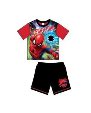 BOYS OLDER SPIDERMAN SHORT PYJAMAS PL19702
