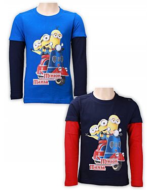 Boys Long Sleeve Minions Top TD8152