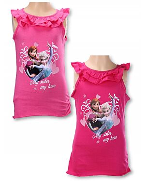Girls Disney Frozen Sleeveless T-Shirts - TD6743