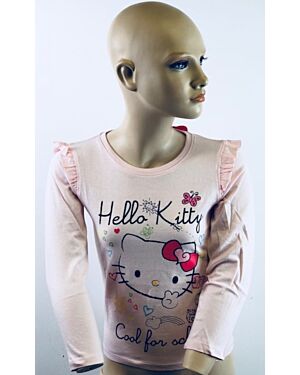 Printed Hello Kitty Girls Long Sleeve Top TD5329