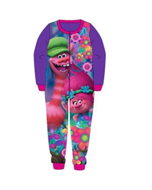 OLDER GIRLS TROLLS FLEECE ONESIE - QA788