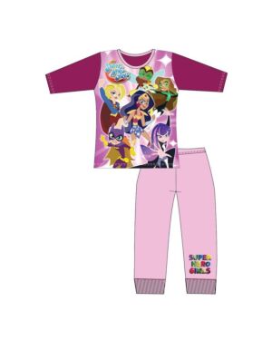 GIRLS OLDER DC SUPER HEROS PYJAMAS PL177