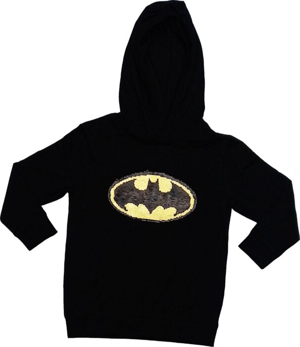 BOYS EXCHAINSTORE BATMAN BLACK HOODIE WITH LOGO PL1138